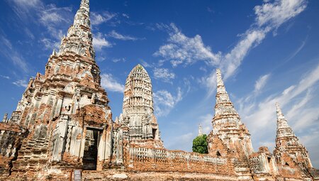 Explore the ruins of Ayutthaya in Thailand