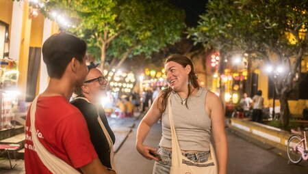 Intrepid Travel Vietnam Hoi-An street night