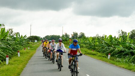 Cycle through the lush scenery of Vietnam