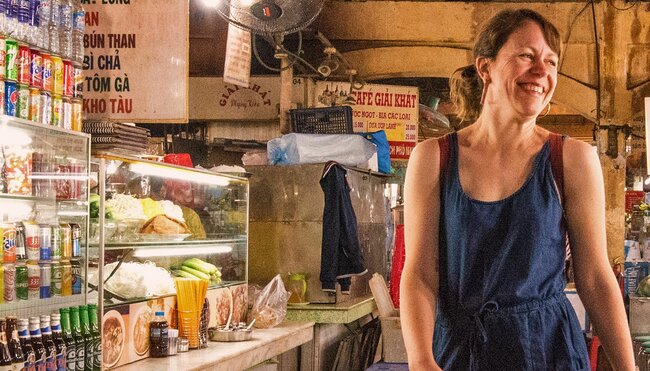 Experience a Vietnamese food market on a Real Food Adventure