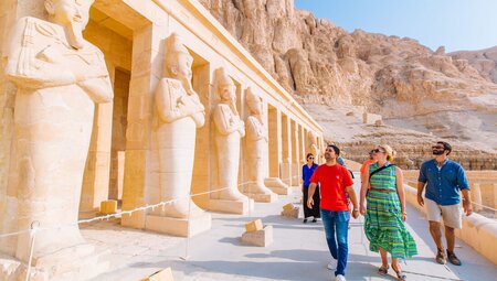 The temples of Luxor in Egypt