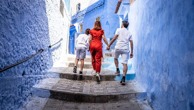 Explore the blue city of Chefchaouen with Intrepid