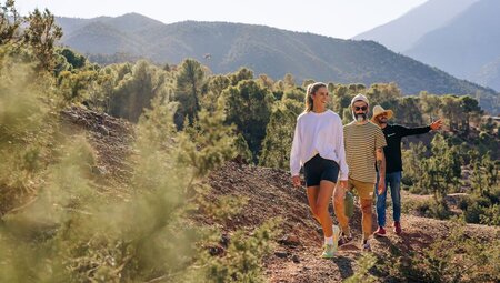 Hiking in Ouirgane, Atlas Mountains, Morocco