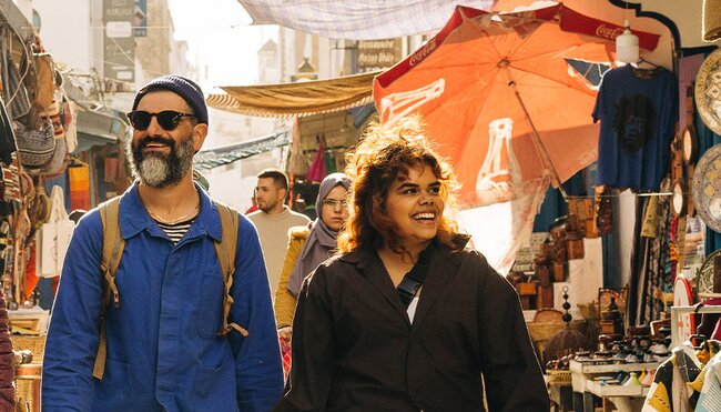 Walking the market streets of Essaouira, Morocco