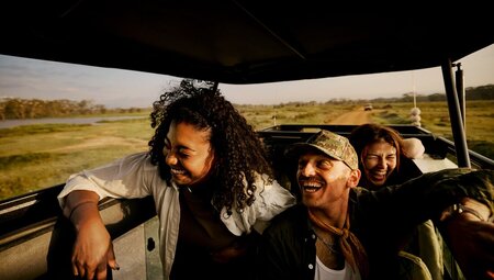 Have a laugh on the game drive in Lake Nakuru National Park