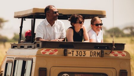On the lookout in the Serengeti
