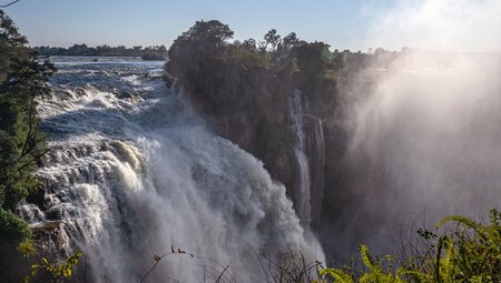 Raging waters of Victoria Falls, Okavango Delta, Botswana