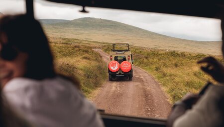 On safari in Ngorongoro Crater