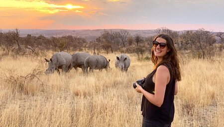 Track Rhinos on foot in Matobo National Park, Zimbabwe