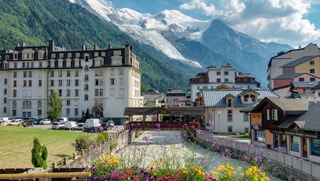 Chamonix Mont Blanc, quaint village