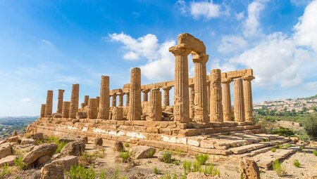 Agrigento archaeological site in Sicily