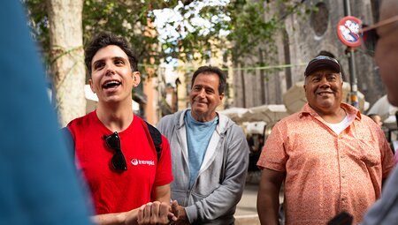 Leader and group Barcelona, Spain