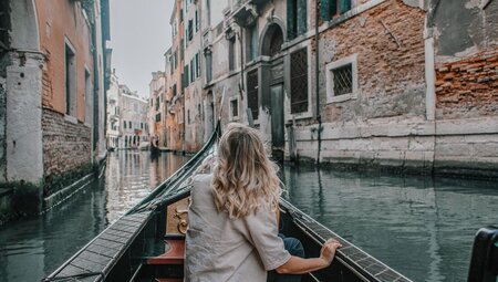Gondola Ride through Venice's canals