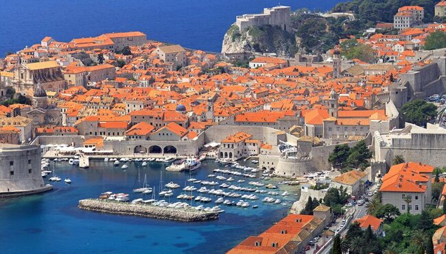 Dubrovnik old town panorama