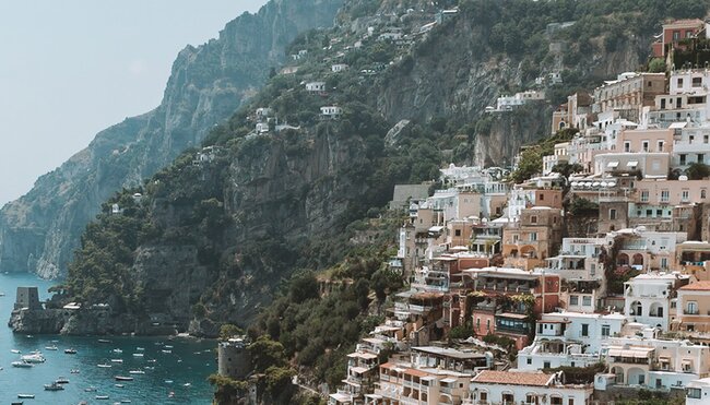Coastal area in the Amalfi region, Italy