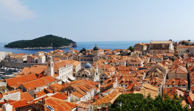 croatia dubrovnik dalmatia panorama