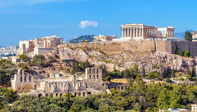 ZVPCC - View of Acropolos of Athens, Greece
