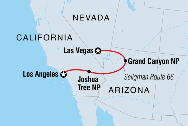 LA to Vegas Adventure - Rundreise internationale Kleingruppe