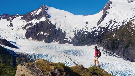 Hiking in Kenai Fjords National Park
