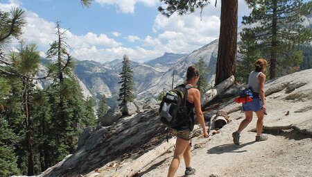 Hiking in Yosemite National Park