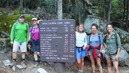 Hiking in Yosemite National Park