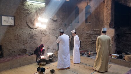 Oman Al Hamra Brot backen