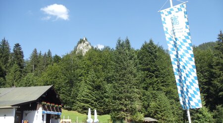 Bayrische Almhütte