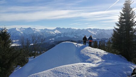 Schneeschuhwandern im alpinen Gelände - Einsteigerkurs im Allgäu