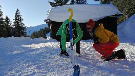 Schneeschuhwandern im alpinen Gelände - Einsteigerkurs im Allgäu