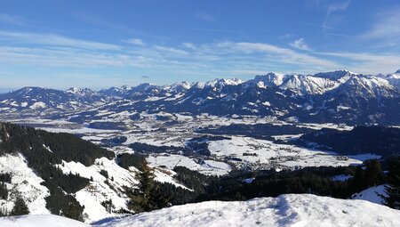 Schneeschuhwandern im alpinen Gelände - Einsteigerkurs im Allgäu