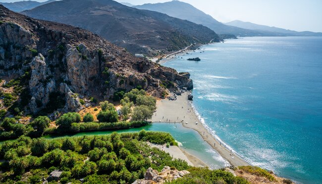 Palmenstrand Preveli