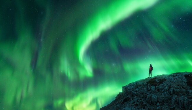 Island unter Nordlichtern erwandern