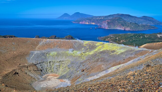 Lipari von Vulcano aus 