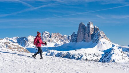 Winterwandern in den Sextener Dolomiten
