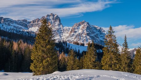 Winterwandern in den Dolomiten - mittel