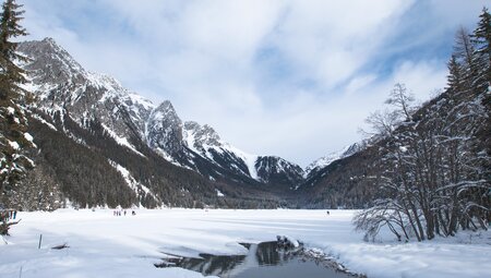 Schneeschuhwandern im Antholzertal für Singles und Alleinreisende