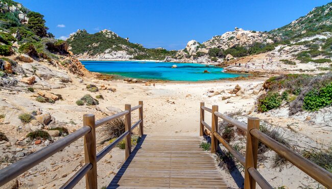 Bucht auf Sardinien