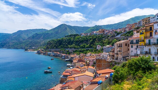 Blick auf Scilla und Umgebung