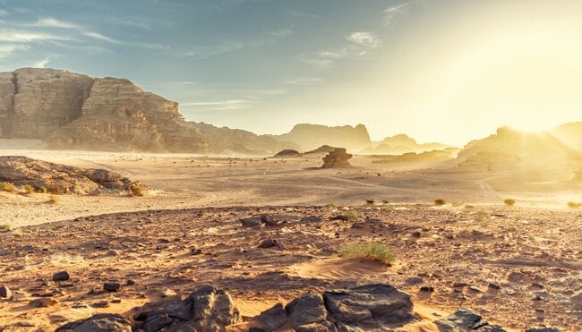 Jordanien Wadi Rum Landschaftsbild