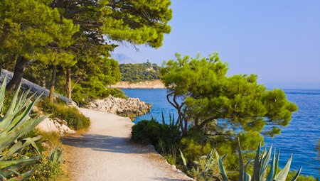 Kroatien Dalmatien Küstenwanderung