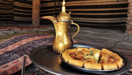 Jordanien Wadi Rum Imbiss