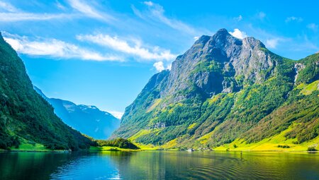 Norwegen Aurlandsfjord