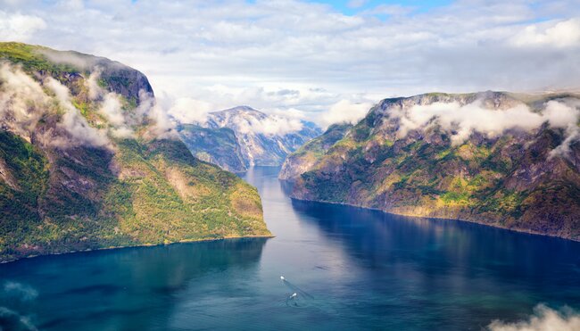 Norwegen Aurlandsfjord