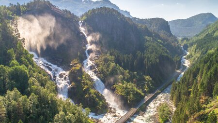 Unterwegs in Fjordnorwegen zwischen Bergen und Stavanger