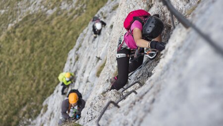 Alpine Ausbildung Klettersteig