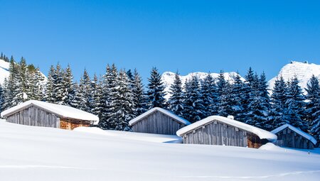 Silvester auf der Erfurter Hütte - Schneeschuhwandern im Rofangebirge