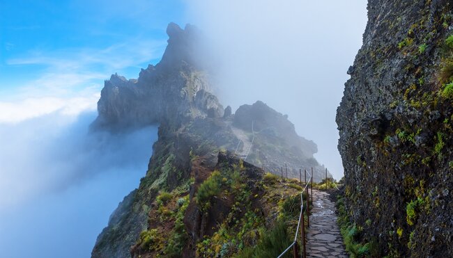 Höhenweg am Pico Ruivo