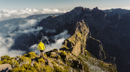 Aussicht auf die Picos da Madeira