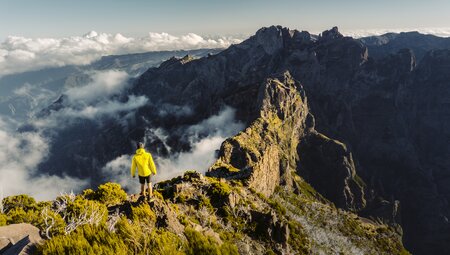Aussicht auf die Picos da Madeira