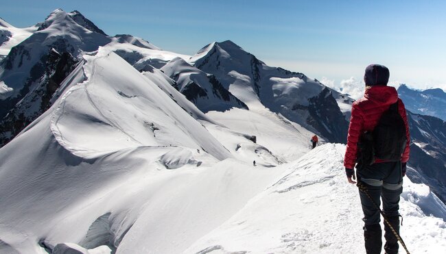 Hochtouren für Einsteiger in den Walliser Alpen